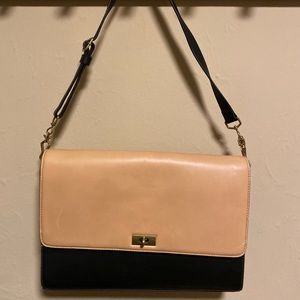 J.Crew two toned Edie handbag